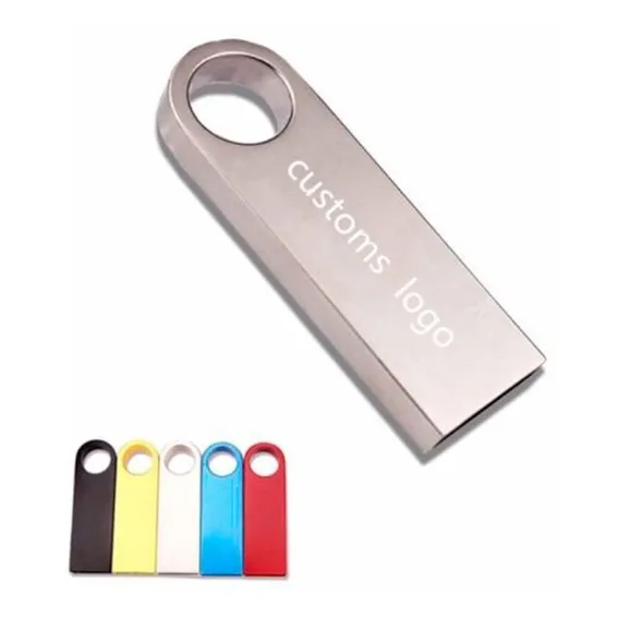 Pen Drive 64gb Metal Dourado C/ Adaptador Usb pendrive Foto 1