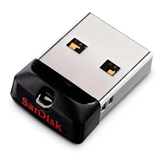 Pen Drive 8gb Sandisk Ultra Mini Micro Cruzer Fit 2.0 preto Foto 1