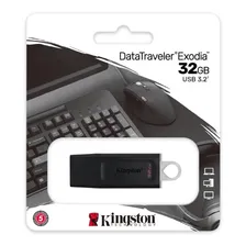 Pen Drive DataTraveler Exodia USB 3.2 DTX/32GB Kingston Foto mini  2