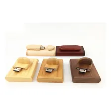 Pen Drive De Madeira Personalizado 16 Gb Gravamos Logo/nome Cor CARBONIZED Pendrive 16 Gb Foto mini 2