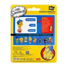 Pen Drive Milhouse Simpson 8gb Multilaser 10mb/3mb Pd075 Cor Amarelo Simpsons Foto mini 3