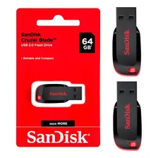 Pen Drive Sandisk Cruzer Blade Usb Flash Drive 64gb 2 Un Foto mini 4