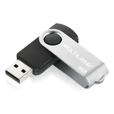 Pen Drive Twist 8gb Usb Preto Multilaser Pd587 Foto mini 1
