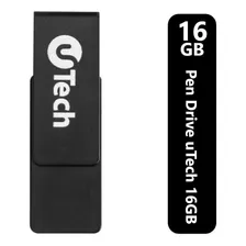 Pen Drive U-tech 16gb Cor Preto Foto mini 4