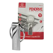 Pen Driver Kapbom 16gb Usb Flash Drive Cor Prateado Foto mini 1