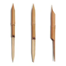 Pena Caligráfica De Bambu Com 03 Foto  mini 1