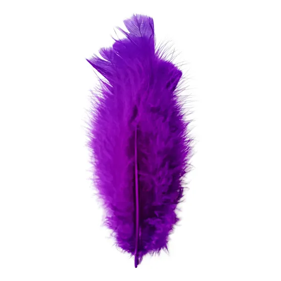 Penas Coloridas 500 Unidades - Até 25 Cores Cor Roxo Foto 1