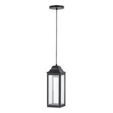 Pendente 1 Lmpada Metal Preto Bromlia Femarte Foto mini 1