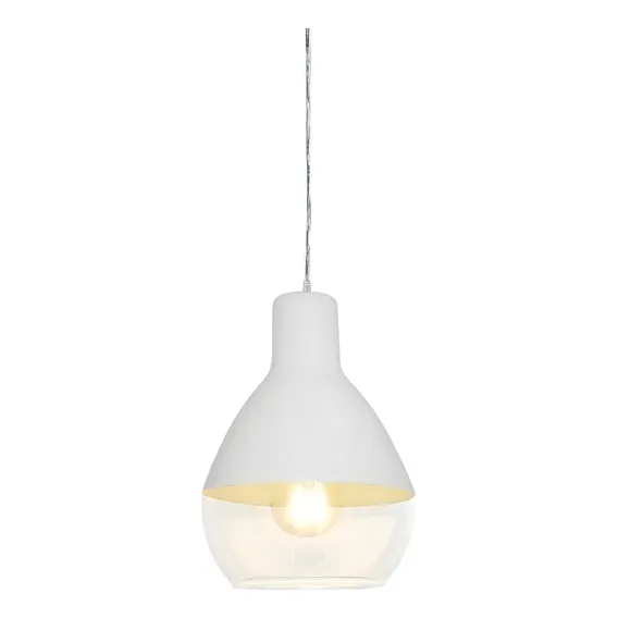 Pendente Baloon Vidro Oval 1 Lâmpada E27 Taschibra B Foto 1