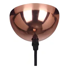 Pendente Copper Metal Cobre E Preto 1e27 41cm Xn003 Bella Foto mini 4