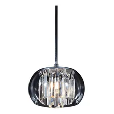 Pendente Cristal Transparente Bella Soho 22cm Hu6422p Cromado 110V/220V Foto mini 2