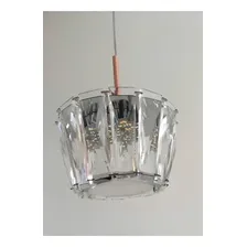 Pendente Cristal Transparente Led 18w 13cm Bivolt Foto mini 1