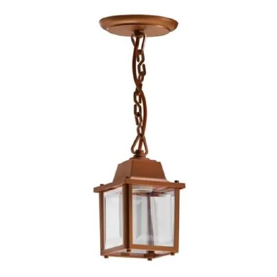 Pendente Externo Vintage Externo Retro Colonial Retro Cobre 110v/220v Foto 1
