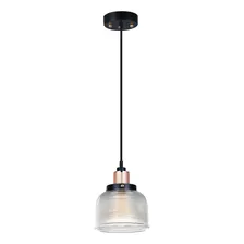 Pendente Grid 14,5cmx161,5cm 1xe27 - Pt/brz/tr Foto  mini 1