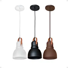 Pendente Industrial Preto Textura Com Cobre Cor Preto Voltagem 110v/220v Foto mini 3