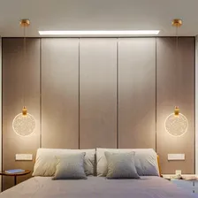 Pendente Luminária Cristal Bolhas Led 7w 3500k Led Estrutura Dourado Foto mini 3