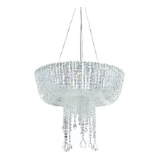 Pendente Lustre Em Cristal K9 Asfour Transparente Ø60cm 110V/220V (Bivolt) Foto mini 1