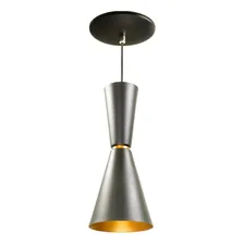 Pendente Lustre Moscou Alumínio 43cm Balcão Mesa St936 Estrutura Branco Com Interior Cobre Foto mini  2