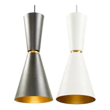 Pendente Lustre Moscou Alumínio 43cm Balcão Mesa St936 Estrutura Branco Com Interior Cobre Foto  mini 1
