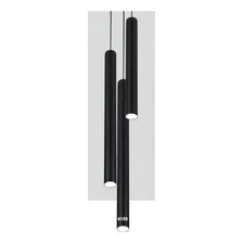 Pendente Orion Tubo Preto 40cm 3w 2700k Interlight 6124-pm Foto mini 3