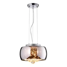 Pendente Plafon Soho Cromado E Transparente Pd005cr - Bella Foto mini 1