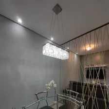Pendente Sala De Jantar Moderno Em Cristais K9 Estrutura Cristal 110v/220v Foto mini 2