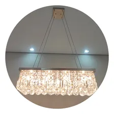 Pendente Sala De Jantar Moderno Em Cristais K9 Estrutura Cristal 110v/220v Foto mini 1