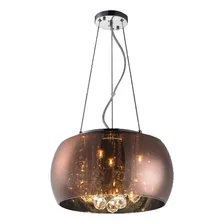 Pendente Sidney 6l G9 De Vidro Metalizado Cobre 50 Cm 110V/220V Foto  mini 1