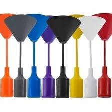 Pendente Soquete Em Silicone Cores St507 Estrutura Purpura Bivolt Foto mini  2