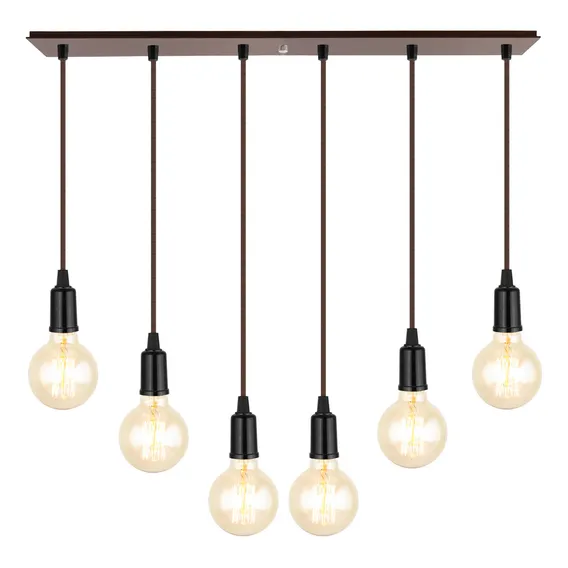 Pendente Soquete Liso E27 Lustre Plástico 1 Lâmpada Foto 1