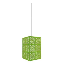 Pendente Taschibra Renda 102 Led E27 Autovolt Verde Fdwt Foto mini 1