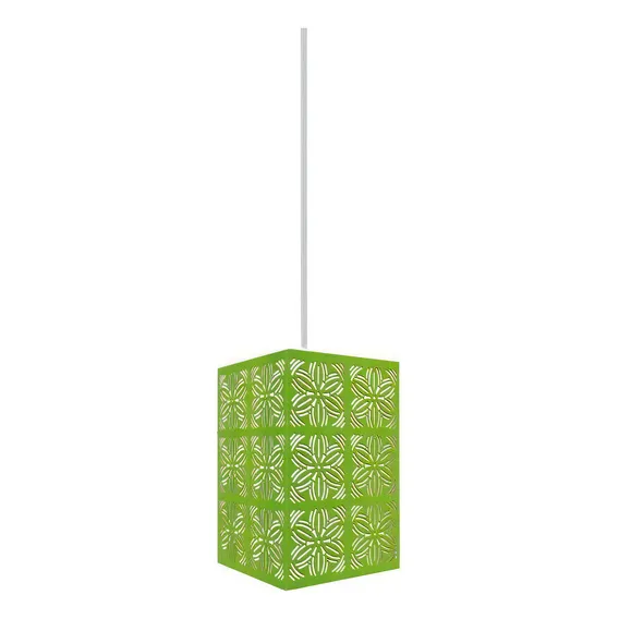 Pendente Taschibra Renda 102 Led E27 Autovolt Verde Fdwt Foto 1
