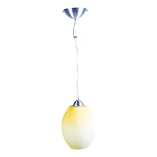 Pendente Teto Dalila Home Line Vidro Amarelho 1 Soquete E-27 Foto  mini 1