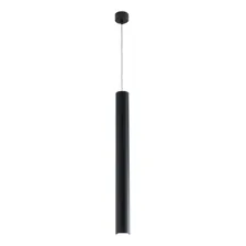 Pendente Tubo Tubeto Sala 4 X 40cm Preto Inovartte Inl44 110v/220v Foto mini 1