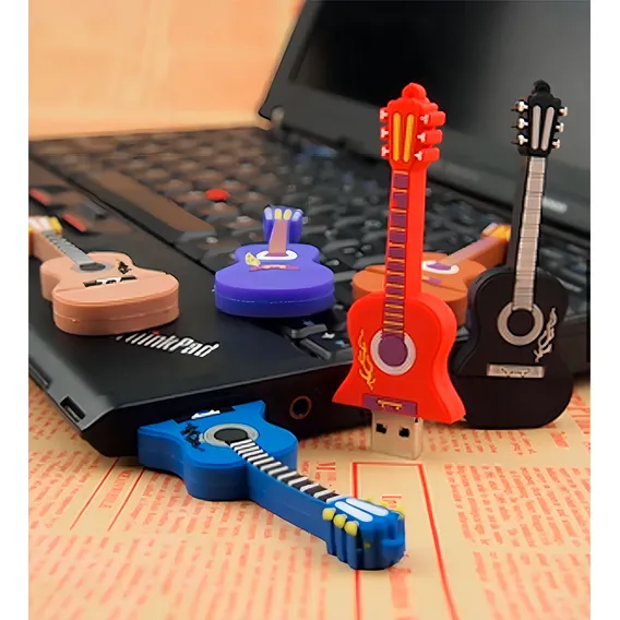 Pendrive 128 Gb Guitarra Foto 1