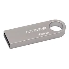 Pendrive Kingston DataTraveler SE9 DTSE9H 16GB 2.0 prateado Foto  mini 1