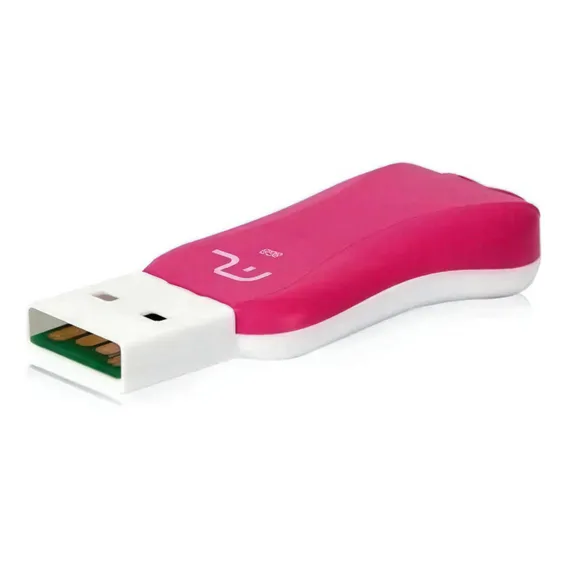 Pendrive Multilaser 8gb Titan Colors Pd720 Rosa/branco Foto 1