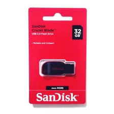 Pendrive Sandisk Cor Preto 32GB Foto  mini 1