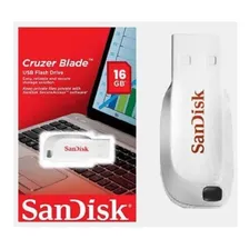 Pendrive SanDisk Cruzer Blade SDCZ50-016G-B35 16GB 2.0 branco Foto mini 4