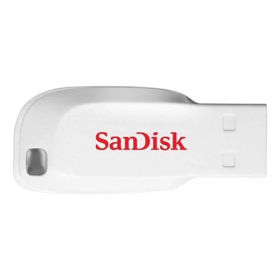 Pendrive SanDisk Cruzer Blade SDCZ50-016G-B35 16GB 2.0 branco Foto 1