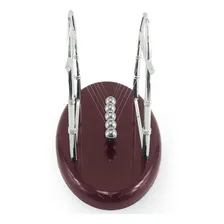 Pendulo Newton Oval Enfeite Decorativo Bolas De Metal Foto mini 2