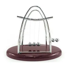 Pendulo Newton Oval Enfeite Decorativo Bolas De Metal Foto mini 3