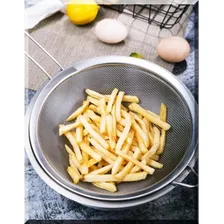 Peneira Fina Em Inox 18cm Para Coar Sucos Líquidos Cozinha Foto mini 2