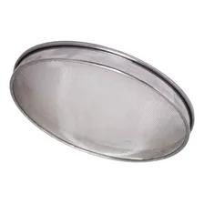 Peneira Inox 40cm Para Tapioca Fuba Farinha Foto mini 1