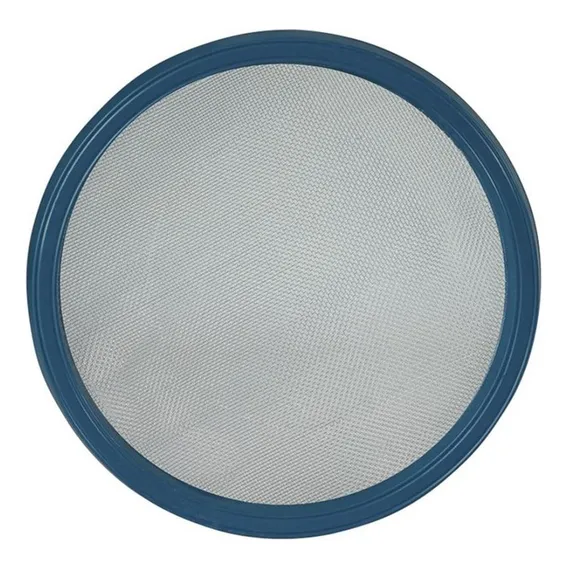 Peneira Mm Fuba 30cm Arame Aro Plastico Azul 22828 Foto 1