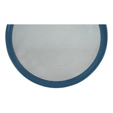 Peneira Mm Fuba 30cm Arame Aro Plastico Azul 22828 Foto mini  2