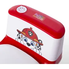 Penico Troninho Infantil Privadinha Musical Patrulha Canina Cor Branco Animais Foto mini 4