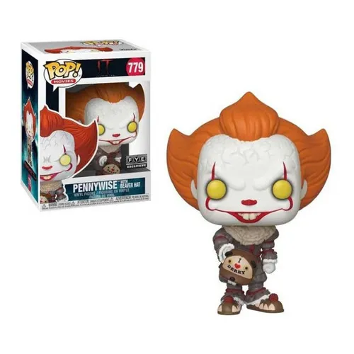 Pennywise com chapéu de castor #779 Fye Exclusive Funko Pop Foto 1