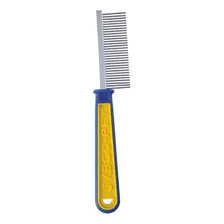 Pente Aço Cabo Plastico Profissional Banho E Tosa Pet Savana Cor Pente 32 Dentes Foto mini 1