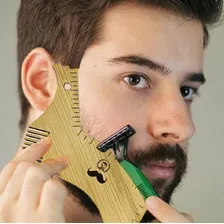 Pente Alinhador Barba E Bigode Alinhamento Perfeito Elegante Foto mini  2